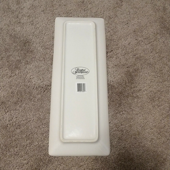 NEW Certified International Coastal Life Love Life 6"x16" Rectangular Platter - Picture 2 of 3